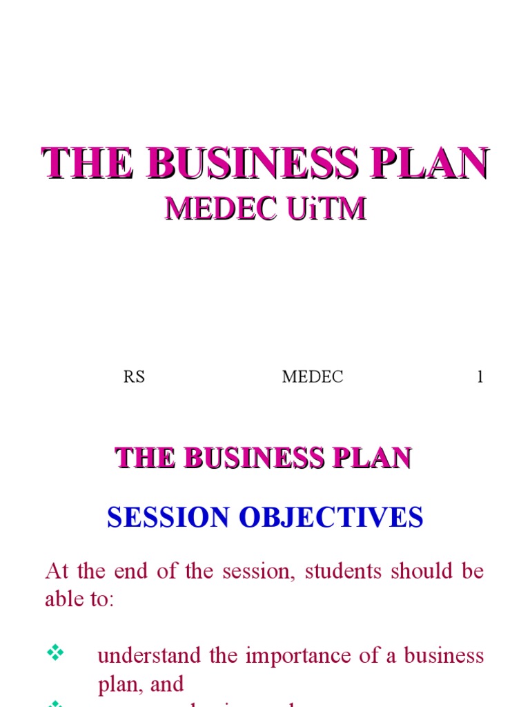 Section 4 business plan picture
