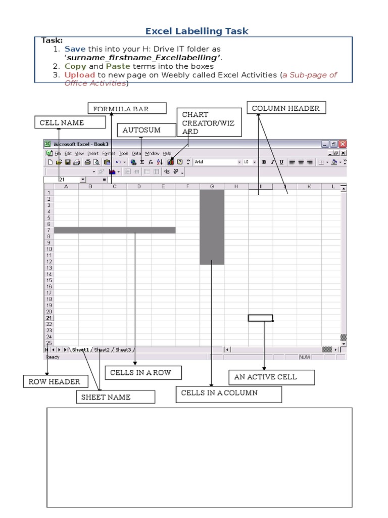 1 Excel Labelling Task | PDF | Computers