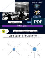 Fisika Dasar II 5 Hukum Gauss