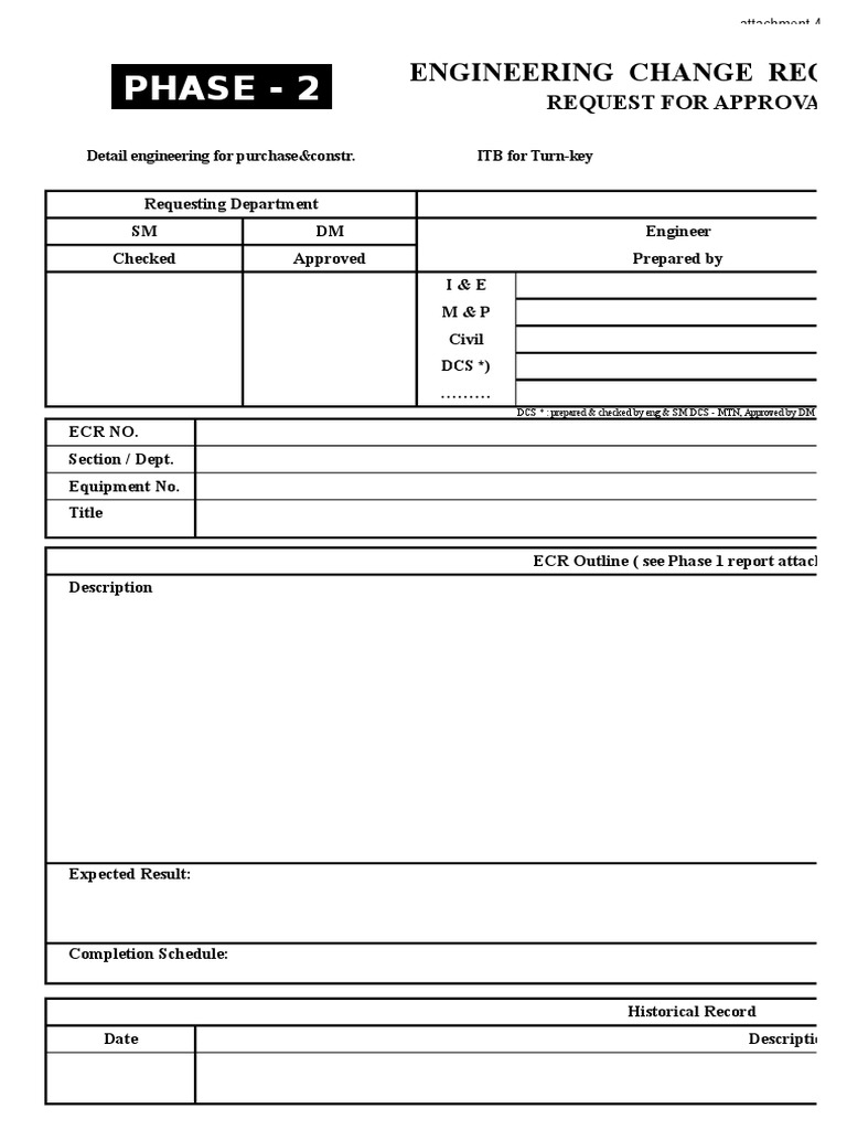 Phase - 2: Engineering Change Request | PDF | Materials | Building ...