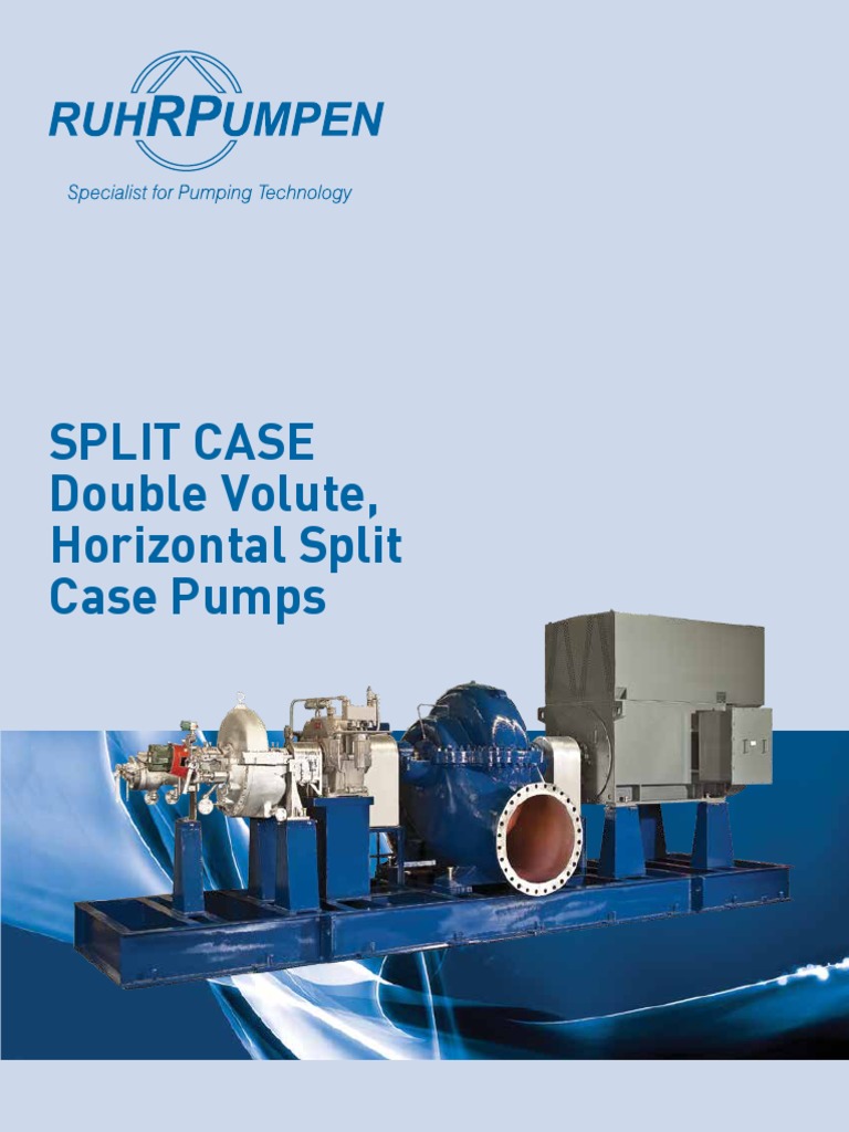 Centrifugal Pump Split Case PDF Pump Bearing (Mechanical)