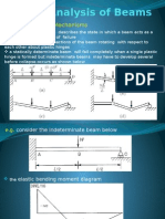 Plastic Beam Analysis Collapse Mechanisms