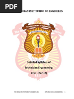 Diploma in Civil Syllabus