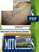 Mitchell's Fruit Farms Group Project Report