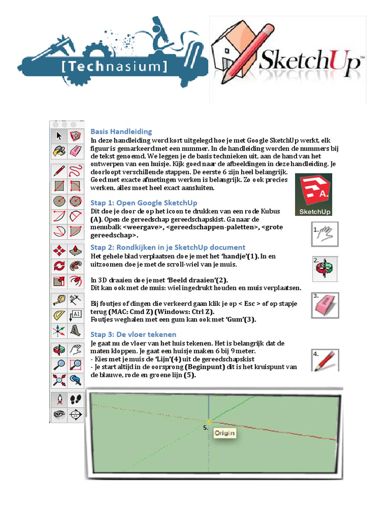 Handleiding Google Sketchup | PDF
