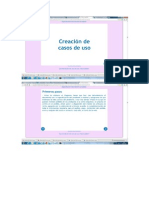 Creación de Casos de Uso. Problema A Modelar