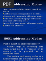 8051 Addressing Modes