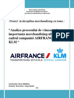 AirFrance - Analiza Procesului de Vanzare