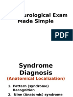 The Neurological Exam Made Simple: 9 Syndrome Patterns