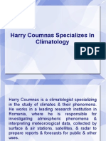 Harry Coumnas Specializes in Climatology