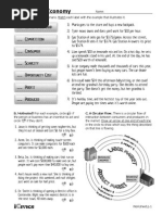 Market Economy - Worksheets