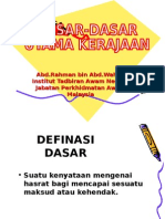 Dasar Utama Kerajaan 2