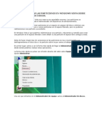 Como Administrar Las Particiones en Windows Vista Desde Administracion de Discos