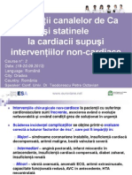 Octavian Teodorescu Blocantii Canalelor de Calciu Si Statinele