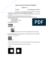 EEE 623 - Image Processing and Compression Techniques