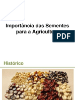 UNIDADE 01_Importância Das Sementes Para a Agricultura