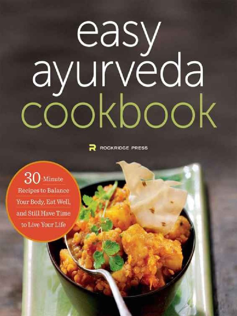 The Easy Ayurveda Cookbook An Rockridge Press PDF Ayurveda Curry