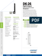 Securitron DK26 Data Sheet