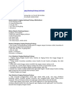 Resep Cara Membuat Daging Rendang Padang Asli Enak