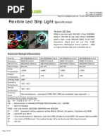 LED Voltage and Current Ratings Chart | PDF | Resistor | Direct Current