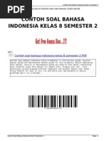 Download Contoh Soal Bahasa Indonesia Kelas 8 Semester 2 by AdBrid Selagi Lama SN265337338 doc pdf