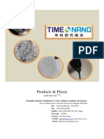 Timesnano Catalogue and Price List