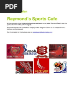 Business Plan Example Sports Cafe