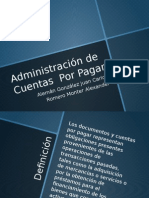 Presentacion Administracion Cuentas Por Pagar