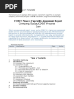 Assessment Report Template (Appendix D3)