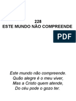 228 - Este Mundo Não Compreende