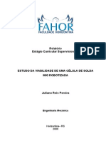 Estudo Da Viabilidade de Uma Célula de Solda Mig Robotizada