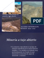 Ventajas y desventajas de la minería a tajo abierto