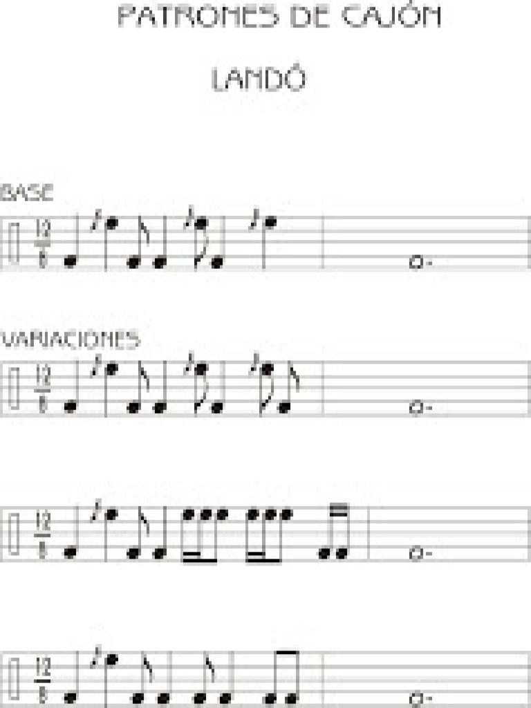 Ritmos Cajon Peruano