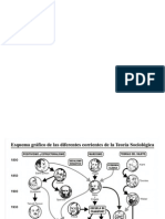 teoría sociológica esquema grafico