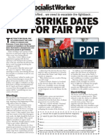 Name Strike Dates Now For Fair Pay: Bus Bosses Haven't Shifted... We Need To Escalate The Fightback..