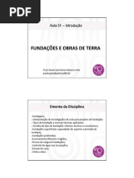 Introducao ao estudo das fundacoes