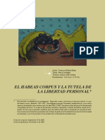 Habeas Corpus y La Tutela de Libertad Personal