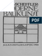 Scheffler, 1908, Moderne Baukunst