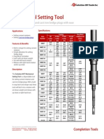 Mechanical Setting Tool Product Datasheet