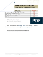 Aula 01-Infração Penal Conceito Espécies Suj. Infração Penal