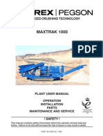 1000 Maxtrak Plant User Manual 2008 (L)