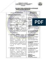 Temarios de Especialidades PDF