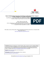 Profile and Relation To Neurological Impairment Matrix Metalloproteinase Expression After Human Cardioembolic Stroke: Temporal