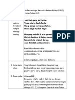 Teks Pengacara Majlis Pertandingan Bercerita Bahasa Melayu SJK
