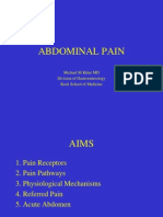 Abdominal Pain Lecture Kline