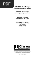 MANUAL CR110A DoseBadge Short Operating