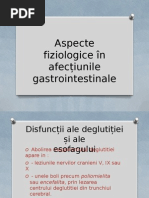 Aspecte Fiziologice În Afecțiunile Gastrointestinale
