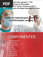 Coleta de material para exames e monitorização cardíaca - FSA - Faculdade Santo Agostinho 2015.1 