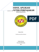 Modul Aplikasi Komputer Perpajakan