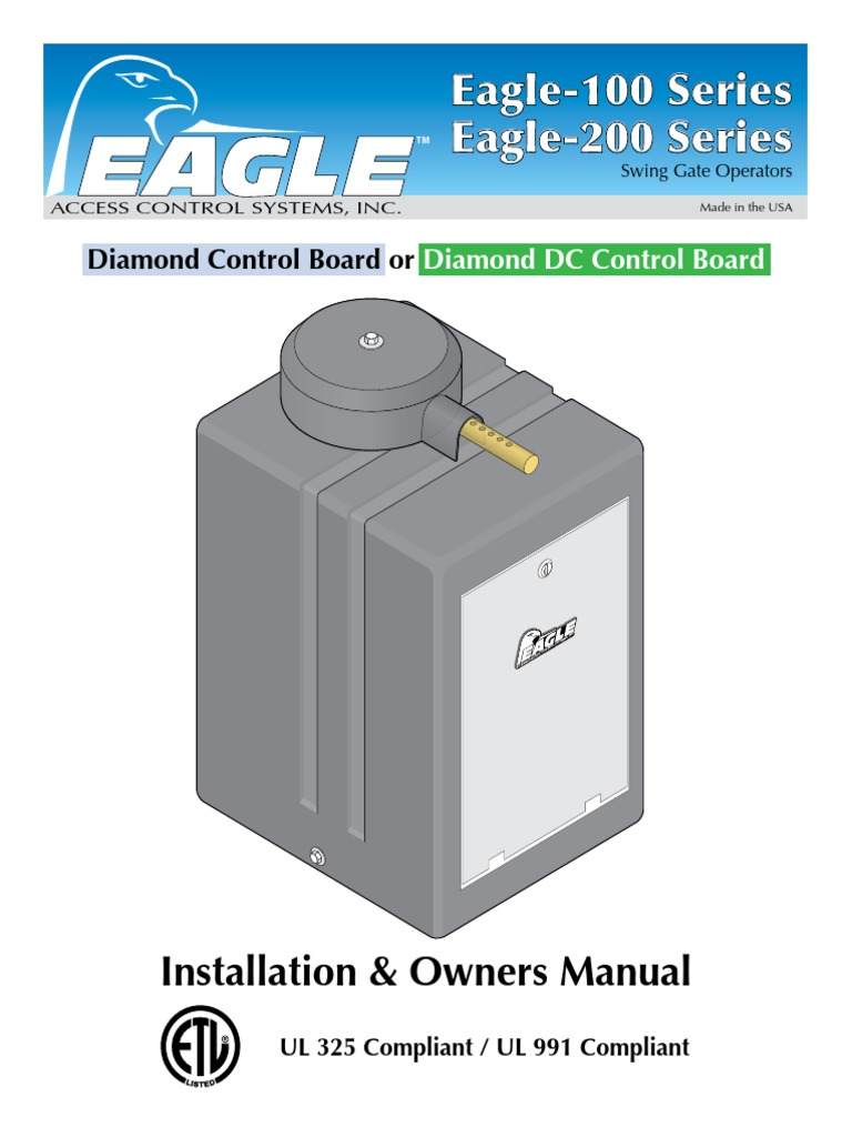 Eagle 100 Installation Manual PDF | PDF | Relay | Switch